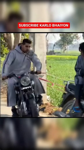 SUKHCHAIN BHAI KA BULLET me old stunt