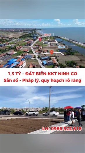 ✅1,3 tỷ/lô - Đất biển lõi KKT Ninh Cơ 30.000 ha - Dự báo TĂNG GIÁ CỰC MẠNH: - Đón sóng lớn từ 2 khu nghỉ dưỡng tập đoàn Xuân Thiện ngay cạnh - 7P đi chuyển tới KCN Rạng Đông 2000ha, có hơn 2.000 công nhân hiện hữa - Trục đường rộng 42m, vỉa hè 5m, cạnh Trường học, Chợ đông dân cư - Đi Hà Nội full cao tốc chỉ 1H - FULL tiện ích lõi của đặc khu kinh tế biển Ninh Cơ ✨ =>> Phù hợp xây khách sạn, nhà hàng phục vụ du lịch hoặc xây biệt thự nhà vườn view biển ..... Liên hệ : 032.781.2360 ( Zalo) | Đức 