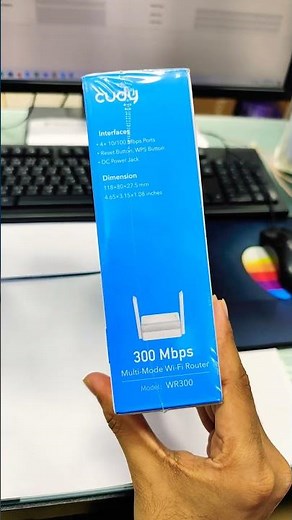 Cudy WR300 Multi-Mode Wi-Fi Router | 300 Mbps Wi-Fi Speed