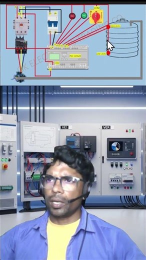 PLC Ladder Logic Water Tank Level Control/PLC motor control water tank/,PLC float switch wiring