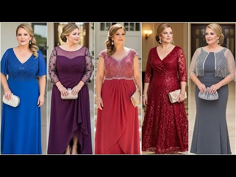 Formal Plus Size Mother of the Groom Dresses | Formal Wedding Looks for Curvy Women
