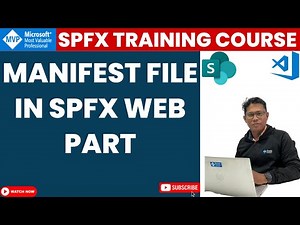 Manifest file in SPFx Web Part | SharePoint Framework Web Part Manifest File