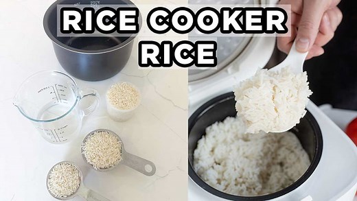 How to Make Rice in the Rice Cooker   Water to Rice Ratios & Recipe