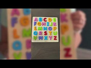 Wooden Alphabet Puzzle Review | Great for Learning Letters & Handwriting?