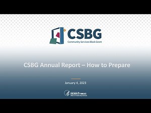 CSBG Annual Report – How to Prepare