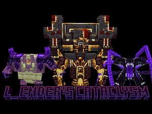 Minecraft Bedrock | L_Ender's Cataclysm Add-on All Bosses (Boss Fight)