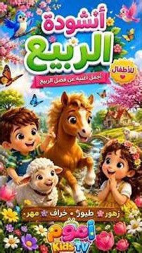 🌸 أنشودة الربيع للأطفال | أجمل أغنية تعليمية عن فصل الربيع 🌼#short #شورت #kidssongs#أغاني_أطفال
