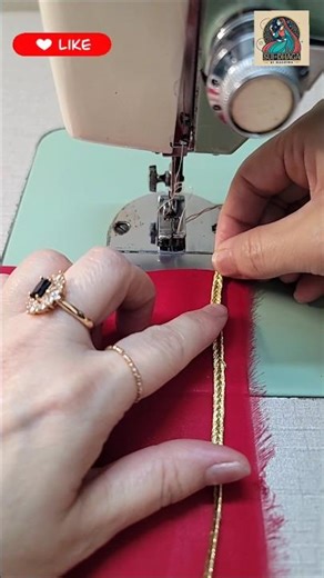 How to use Gota lace as piping | stitching and tailoring hacks
