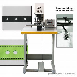 [Hot Item] Electric Hole Punching Machine with Different Sizes for PVC Fabric or Polyester