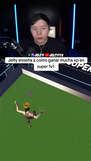 Gana XP en Super 1v1 con Jelty en Fortnite