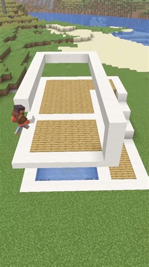 Minecraft Small Modern House 🏠 #shorts