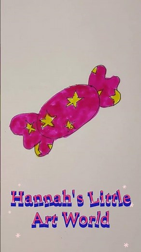 Easy Candy Drawing 🍬