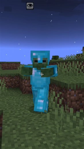 bronzocraft on Instagram: "Diamond armor Trick in MINECRAFT #minecraft"