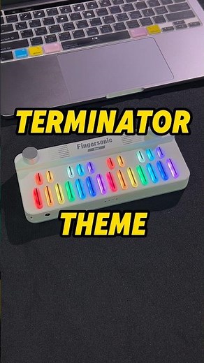 Terminator Theme on Fingersonic #Fingersonic #piano #pianocover #midicontroller #midi