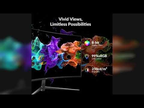 Review: ZZA 27 inch Curved Monitor with 2K 2560 x 1440|75hz Computer Monitor 27 inch QHD with ...