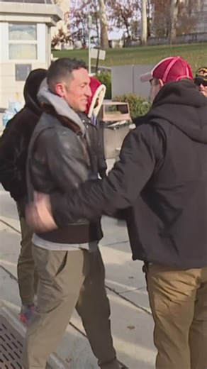 Walking the steps of the State Capitol, raising awareness for veterans' mental health