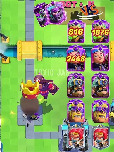 Mega Knight vs PEKKA: Round 1! #clashroyale #halo