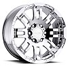 Vision Wheel 375H8873C25: 375H8873C25 375 Series Wheel [Size: 18" x 8.5"] Chrome Finish - JEGS