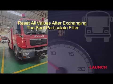 LAUNCH X431 PAD V ELITE: 2013 MAN TGM Reset Values After Replacing DPF