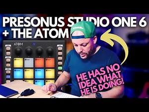Logic Pro producer tries STUDIO ONE 6 + ATOM CONTROLLER for the FIRST TIME! | PRESONUS