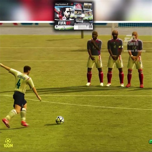 I Tried Scoring Steven Gerrard’s Best Free Kick In FIFA 07...
