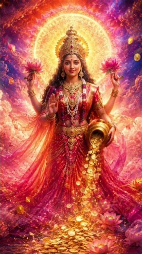 Maa Lakshmi Divine Darshan ✨ | Ya Devi Sarva Bhuteshu Shakti Rupen Sansthita 🙏 | Lakshmi Maa #shorts