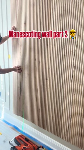 Wainscoting Part 2 — knocking out the final cuts and getting the...
