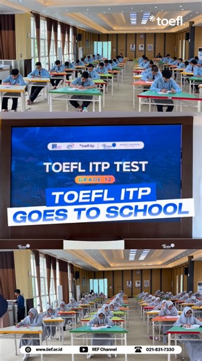 I I E F on Instagram: "TOEFL ITP Goes to School! ✨ Tes TOEFL ITP perdana Kelas 12 SMA IIBS Thursina berjalan lancar dan penuh antusiasme 💪🔥 Yuk, persiapkan skor TOEFL kamu dari sekarang sebagai bekal menuju kuliah, beasiswa, dan masa depan global. Cek jadwal tes resmi dari mitra IIEF melalui website kami atau tautan berikut: 🔗 https://www.iief.or.id/toefl-itp-test-schedule"