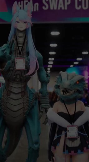 T-Rex and Vtuber Head Swap: A Unique Anime Transformation