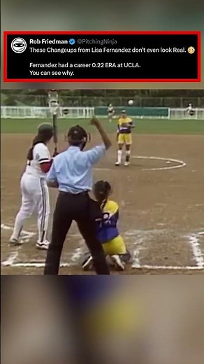 This changeup is sick! Bugs Bunny had a Lisa Fernandez changeup.
