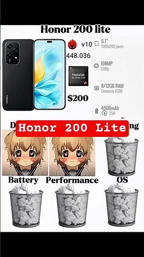 Honor 200 lite #phonereview #honor #smartphone #honor200lite