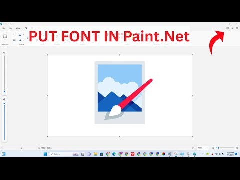 How To Put Font In Paint.net