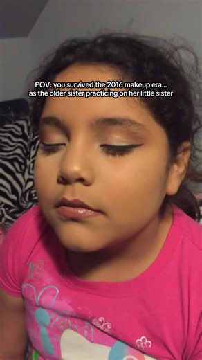 2016 makeup: Modern Renaissance, matte lipstick, & blinding highlight ✨ @citlalli #2016makeup #2016 #beautytok #oldersister #littlesister @Jeffree Star Cosmetics @Jeffree Star @Anastasia Beverly Hills @Morphe Cosmetics @L’Oréal Paris @Benefit Cosmetics @NARS Cosmetics