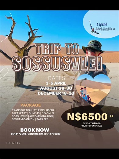 Explore Namibia's Legendary Safaris Experience