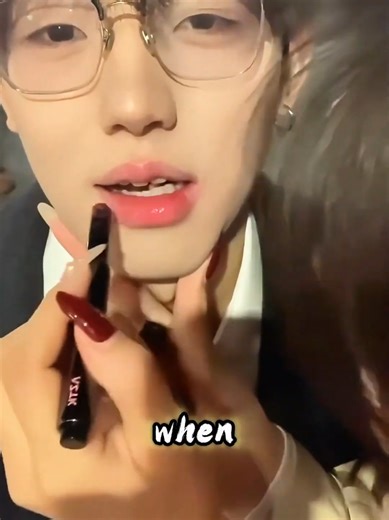 Boyfriend Transformed by Makeup: Lipstick Obsession
