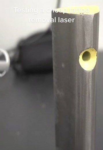 Incredible Laser Tattoo Removal Experiments by StyroPyro