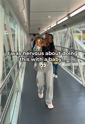 Day 1 on AIDA nova cruise trip with our 8 months old aby 🚢👶🏽 From bus, trains, luggage, and a bit of chaos here and there… to finally stepping onboard 😍 I was honestly nervous about this trip with a baby… but seeing this already feels worth it 🫠 Let’s see how this goes 👀 #day1 #fyp #cruise #viral #aida