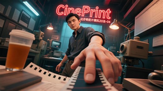 达芬奇胶片模拟20法-04-CinePrint方案