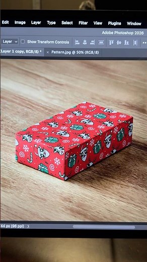 Create Realistic Box Mockup in Photoshop! #Shorts