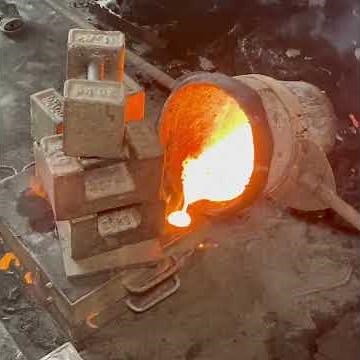 Incredible Process: Casting a Car Cylinder Head from Molten Metal