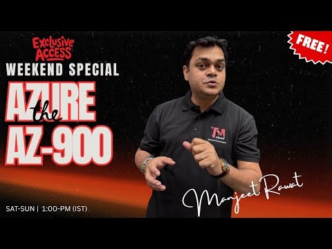 Microsoft Azure AZ-900 | Azure Fundamentals Live Training.