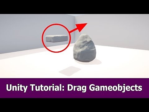 Unity Tutorial : Drag Gameobject with Mouse