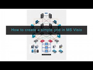 Tutorial 10: How to create a simple 2D grid in MS Visio