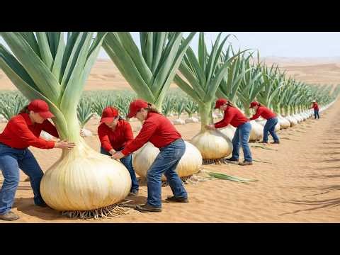 Inside a Desert Farming Experiment – How white Onion Turned Sand into a Harvest