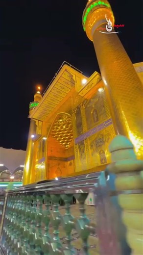 Haider Najafi ❤️.....Day and night view of the Royal Clock TClock Holy Sharine Haram mola Ali 😌🙌🙏❤