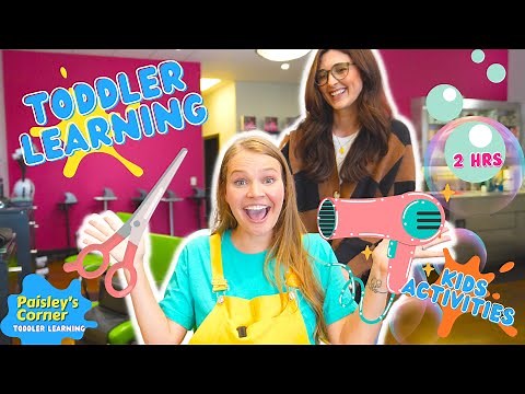 Toddler Learning Video - First Haircut for Kids | Getting a Haircut for Toddlers | Videos for Kids