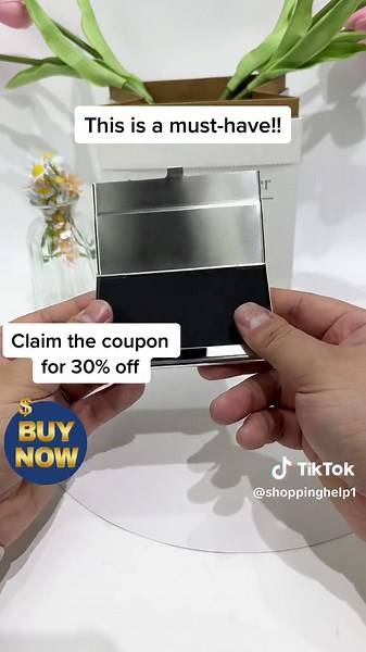 Who’s looking for a perfect business card case???#tiktokmademebuyit #fyp #unboxing #cardcase