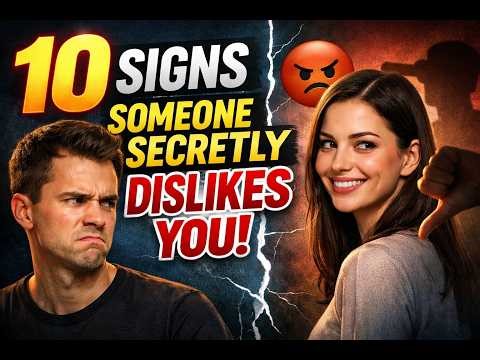 10 Signs Someone Secretly Dislikes You | Psychology Tips