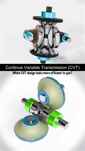 🌀 Continuously Variable Transmission (CVT) Explained–Two Unique Designs! #transmission #engineering