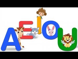 LAS VOCALES ♫ A - E - I - O - U ♫ Canciones Infantiles (Leoncito Alado)